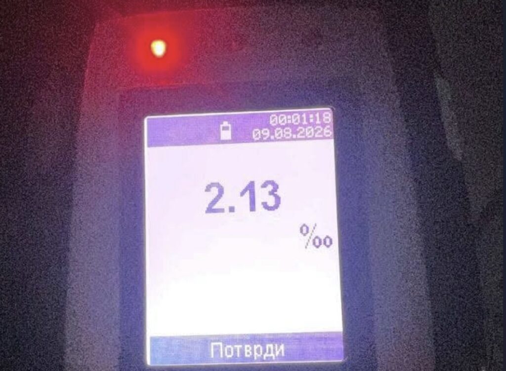 Лишен од слобода скопјанец кој управувал возило со 2,13 промили алкохол во организмот и без возачка дозвола, возилото е одземено