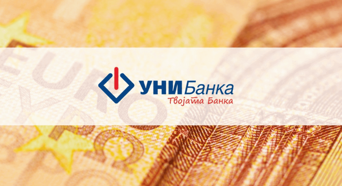 УНИ банка со позитивен резултат: Повеќе кредити и добивка од 1,9 милиони евра