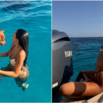 (Фото) Барбара Поповиќ ужива на Сицилија – во бикини ја покажа својата витка линија
