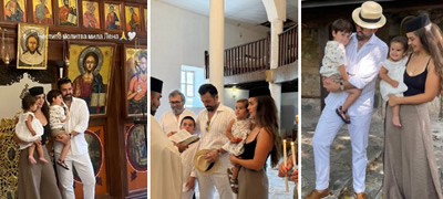 Ирина и Павле Камилоски ја крстија ќерката во Галичник: „Честито молитва мила Лена“