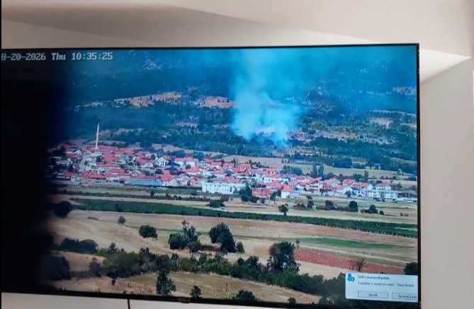 Смарт-камерите на ЦУК навреме алармирале за пожарот кај Никуштак