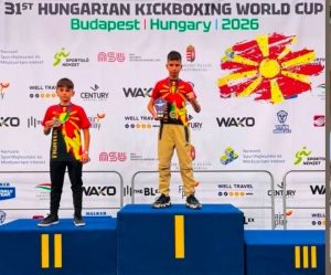 Злато и сребро за најмладите кикбоскери на Унгарскиот опен куп за деца