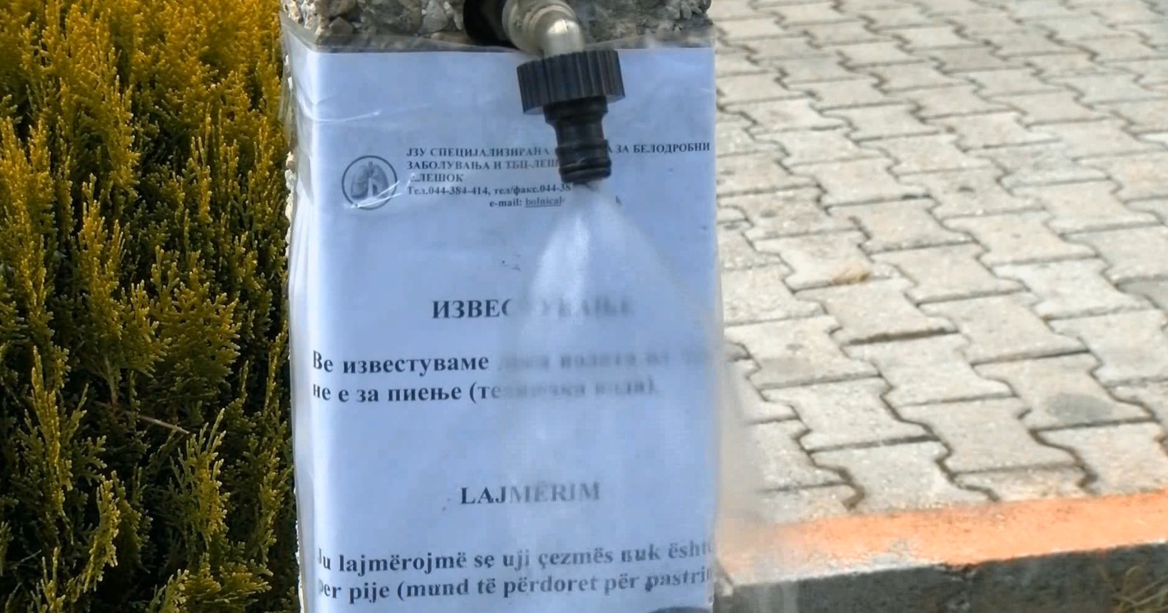 Гостивар во очекување на вода за пиење