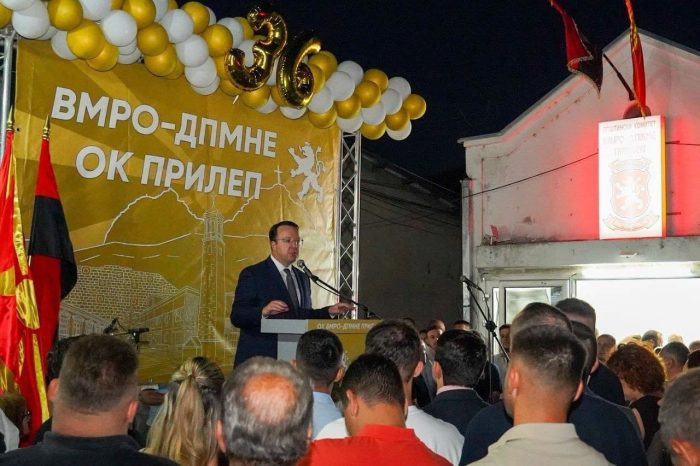 НИКОЛОСКИ ОД ПРИЛЕП: ВМРО-ДПМНЕ сега е најсилно од своето постоење, обединети сме како никогаш претходно