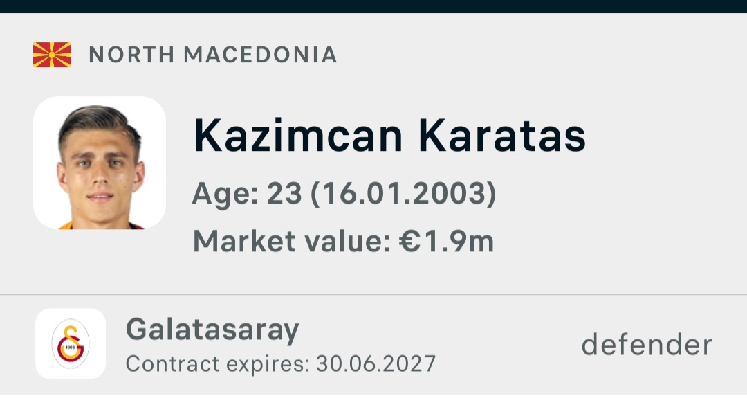 Новопечениот македонски репрезентативец дебитираше за Галатасарај