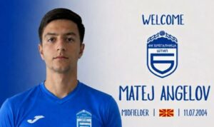 Матеј Ангелов е нов фудбалер на Брегалница