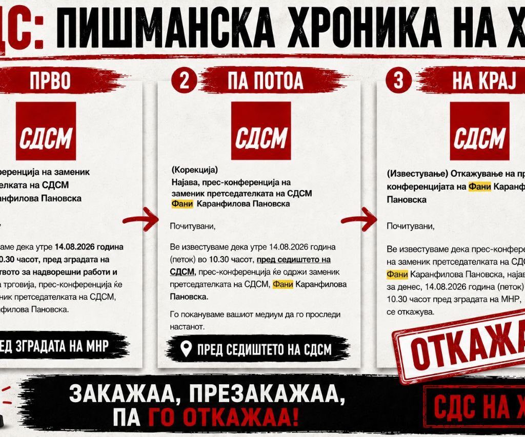 И Шекспир да им позавиди на партиските соопштенија