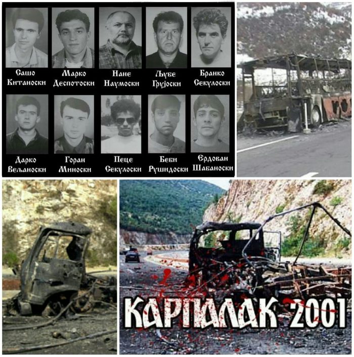 НА ДЕНЕШЕН ДЕН: Подмолно, од заседа, во автобус на автопатот кај Карпалак, албанските терористи убија 10 македонски бранители