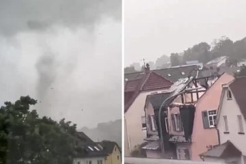 (ВИДЕО) ЕДНА ЖЕНА ПОЧИНА: Силни бури погодија делови од Германија