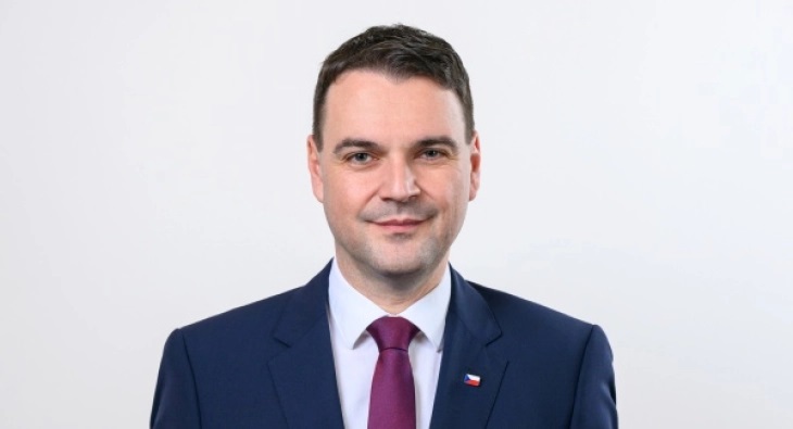 Чешкиот министер за надворешни работи Петр Мацинка во официјална посета на земјава
