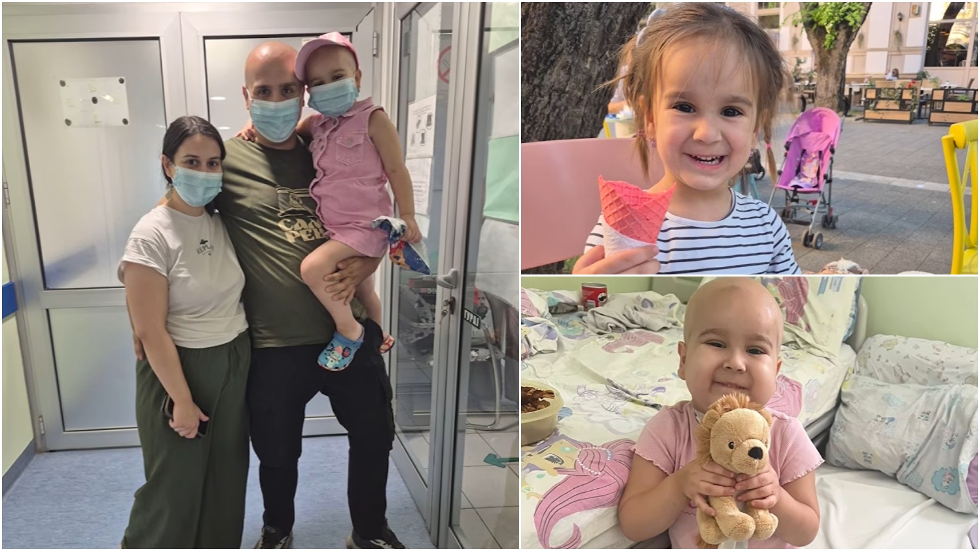 Касија (4) со месеци имала ужасни болки, а потоа добила дијагноза: На роденденот на нејзиниот татко ја примила првата хемотерапија, а тој направил гест од кој ќе ве полазаат морници