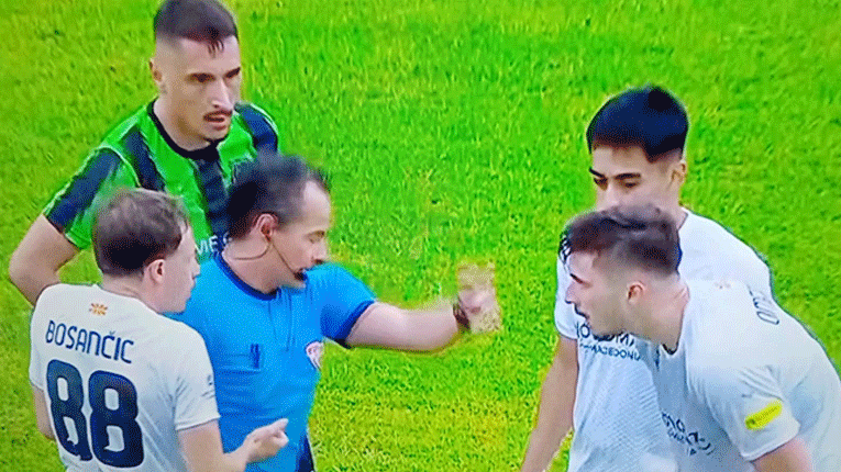 Голеада во Куманово, судиите му простија црвен картон на Омерагиќ