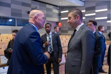 Мицкоски присуствуваше на одбележувањето на 25-годишнината од терористичките напади во Њујорк