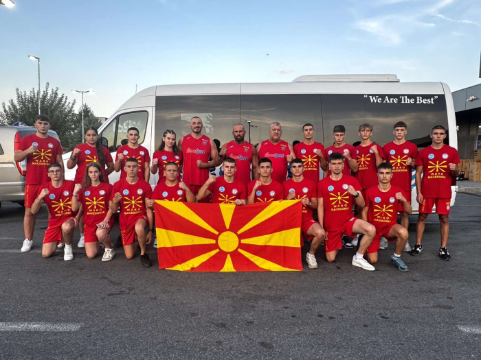 Македонската кикбокс репрезентација опатува на Светското јуниорско првенство во Лидо, Италија