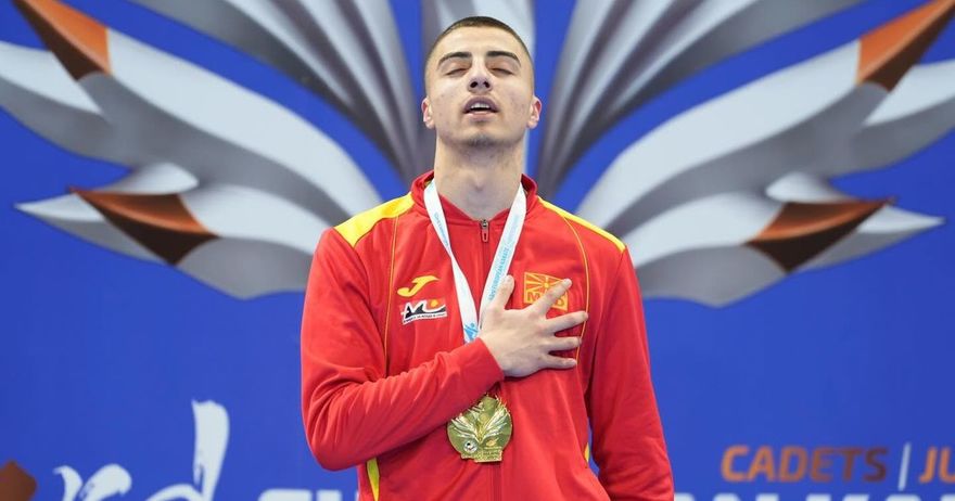 Матеј Белистојаноски со прво злато за Македонија од МИ во Таранто