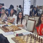 Шахистите со три победи и пораз, шахистките со половичен успех