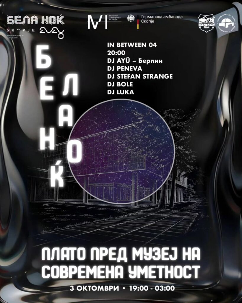 Бела ноќ 2026 во Скопје – автентичните скопски места добиваат нов културен живот