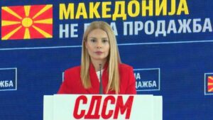 Штерјова: Мицкоски ја распродава Македонија за профит -ископување антимон е опасно и мора да се прашаат граѓаните