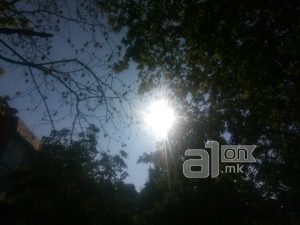 Сончевро време со температури до 29 степени