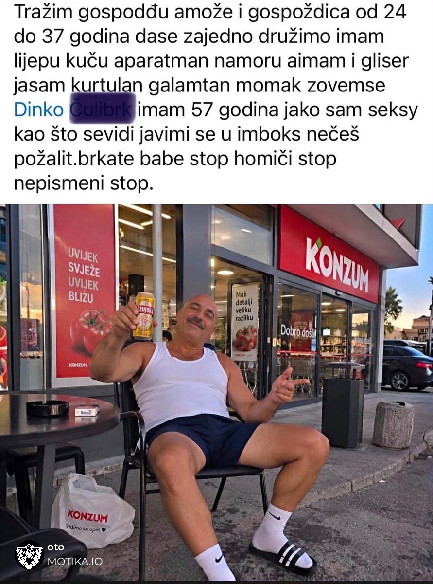 Динко (57) пушти љубовен оглас без грам скромност: „Многу сум с*кси, како што се гледа“