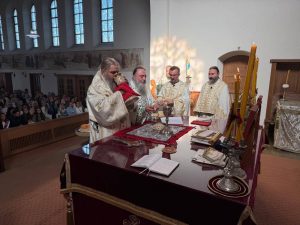 Епископ Марко сослужуваше со епископот Андреј од СПЦ во Луцерн