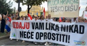 (ВИДЕО) Започна „Маршот за Лика“ – „Предавството нема да го простиме“