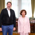 Средба на Силјановска Давкова со европратеникот и известувачот на Европскиот парламент, Вајц