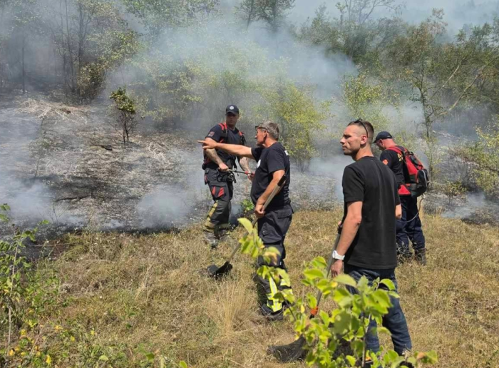 ЦЕНТАР ЗА УПРАВУВАЊЕ СО КРИЗИ: Активни се 2 пожара на отворен простор, 3 се под контрола и 22 се изгаснати изминатото деноноќие