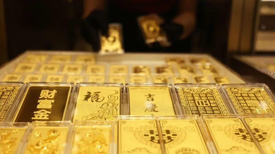 Кина годинава внесе над 1.000 тони злато за рекордна сума
