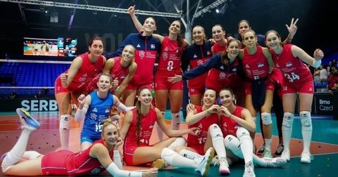 Србија е бронзена во европската женска одбојка