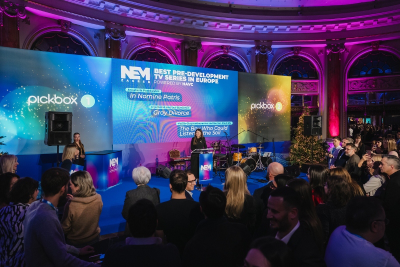 NEM Awards 2026 ги слави најдобрите телевизиски проекти и серии од Европа и регионот на ЦИЕ, со нова трета категорија – Pitch & Play Live!