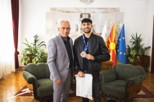 Прием на Ален Рустемовски кај градоначакникот на Битола