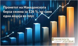 Зголемен промет на Македонската берза, повеќето акции во пад