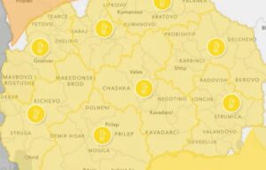Метеоаларм за цела Македонија