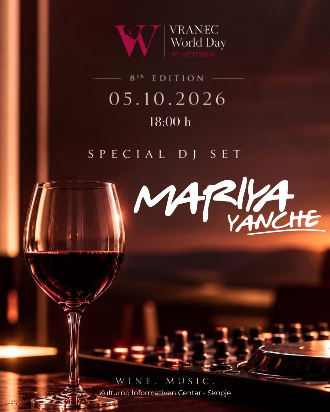 Vranec World Day 2026 во КИЦ Скопје