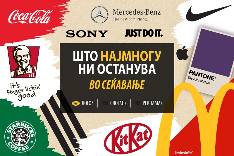 Лого, слоган или реклама – што најмногу ни останува во сеќавање?