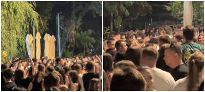 Се вртеше оро во Градски парк, по спектаклот со Дејвид Гета (видео)