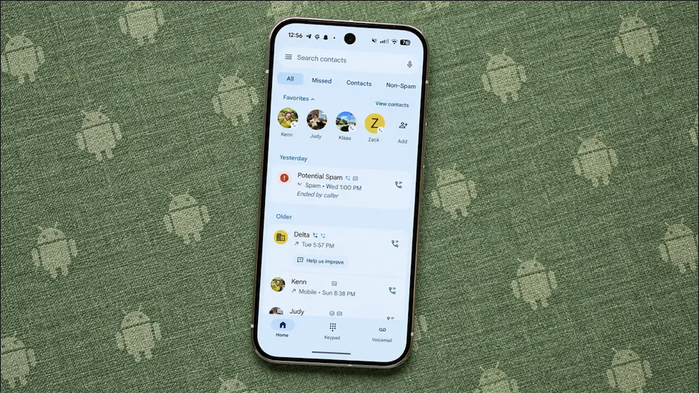 Google Phone повторно го враќа табот Contacts во долниот дел од навигацијата