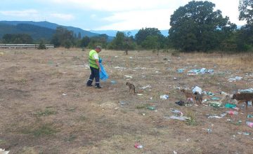 Расчистена дива депонија на патниот правец кој води до авто-кампот во Љубаништа