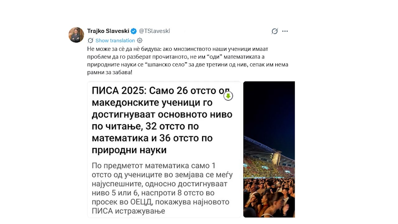 Славески: Не им оди учењето, но им нема рамни за забава