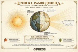 Ноќеска почнува есента: Во Македонија настапува есенската рамноденица
