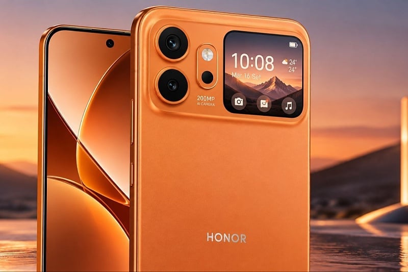 Honor 700 Pro се очекува да има екран на задната страна