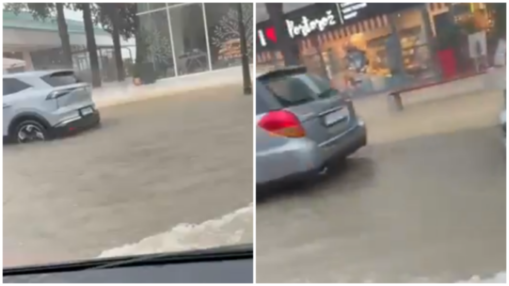 ВИДЕО: Невреме го поплави Порторож