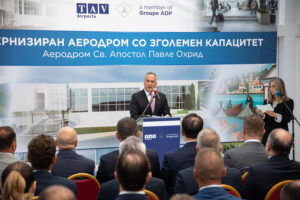 ТАВ Аеродроми: Започна новото поглавје за охридскиот аеродром – од денеска во функција модернизираниот дел, со подобри услови за патниците и вработените на аеродромот и посилна поврзаност со Европа и светот