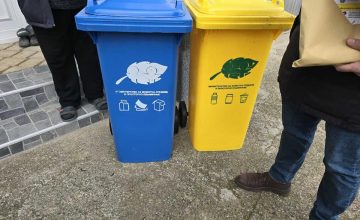 Утре подигнување на селектиран отпад од кантите за селекција