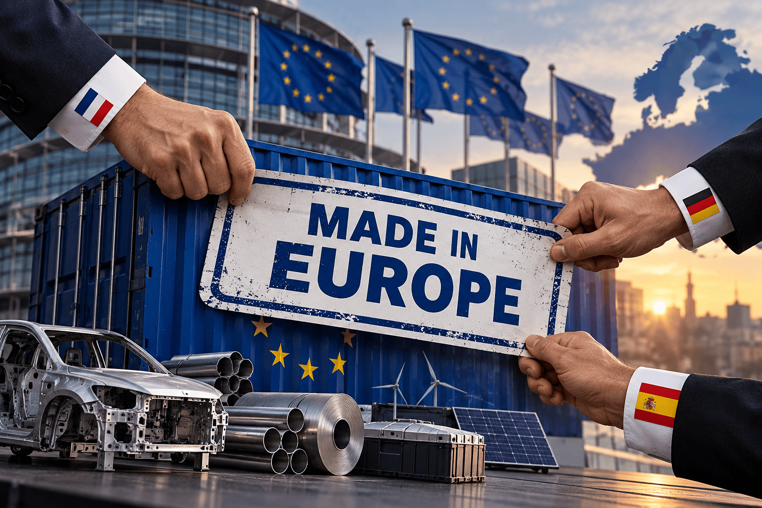 Европа ја црта границата на својата индустрија: Кој ќе може да биде „Made in Europe“?