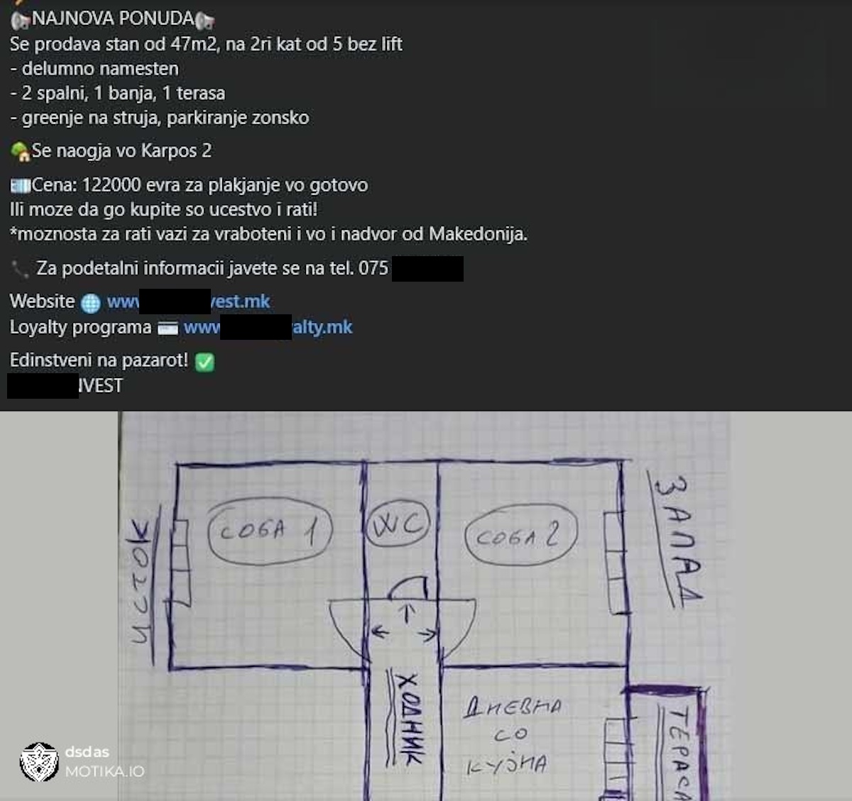 Продажбата на станови во Скопје отиде на едно сосема ново ниво! Вака се продаваат 47 квадрати во Карпош