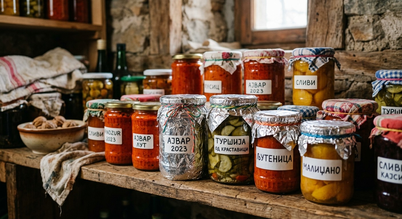 Руски метод, кој го чувува вкусот, мирисот и бојата на зимницата подолго време: Бесплатен е, а го продолжува и рокот на траење