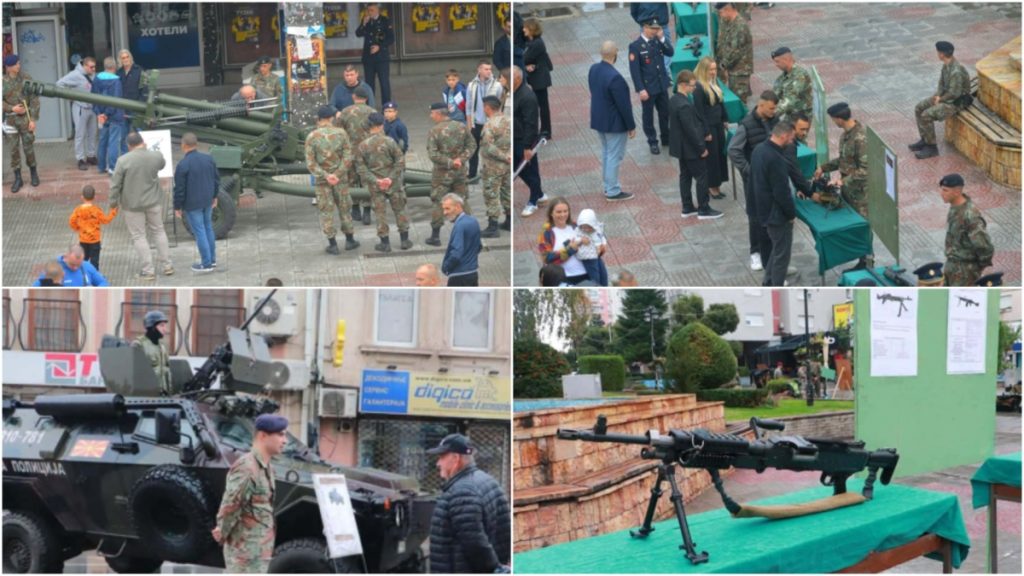 (ФОТО) Армијата презентираше дел од современата воена опрема и вооружување во Куманово