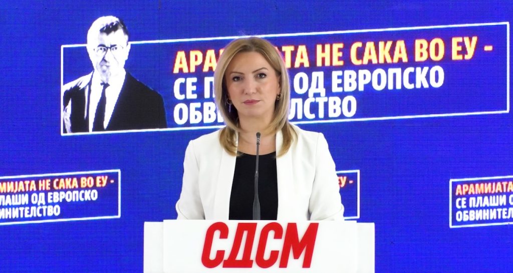 СДСМ: Мицкоски го кочи европскиот пат бидејќи се плаши од европското обвинителство и Лаура Ковеси